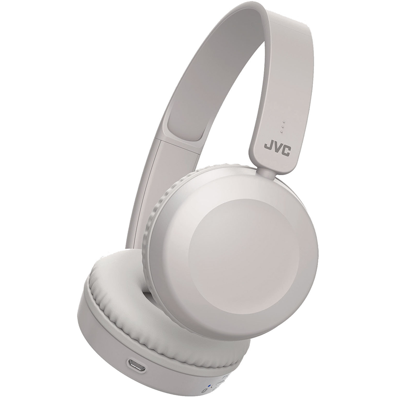 JVC Wireless Bluetooth Foldable Deep Bass On Ear Lightweight HA-S31BT Headphones, Gray