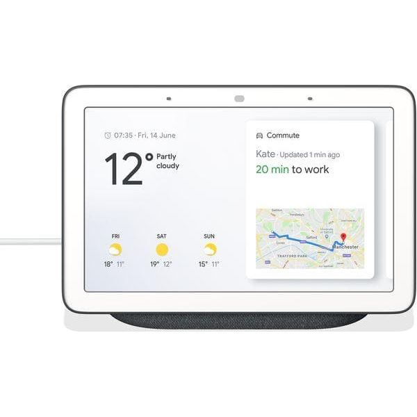 Buy Google,Google Nest Smart Home Hub - Charcoal - Gadcet.com | UK | London | Scotland | Wales| Ireland | Near Me | Cheap | Pay In 3 | Speakers