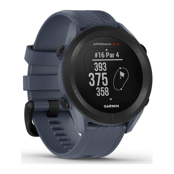 Garmin,Garmin Approach S12 GPS Golf Watch - Granite Blue - Gadcet.com