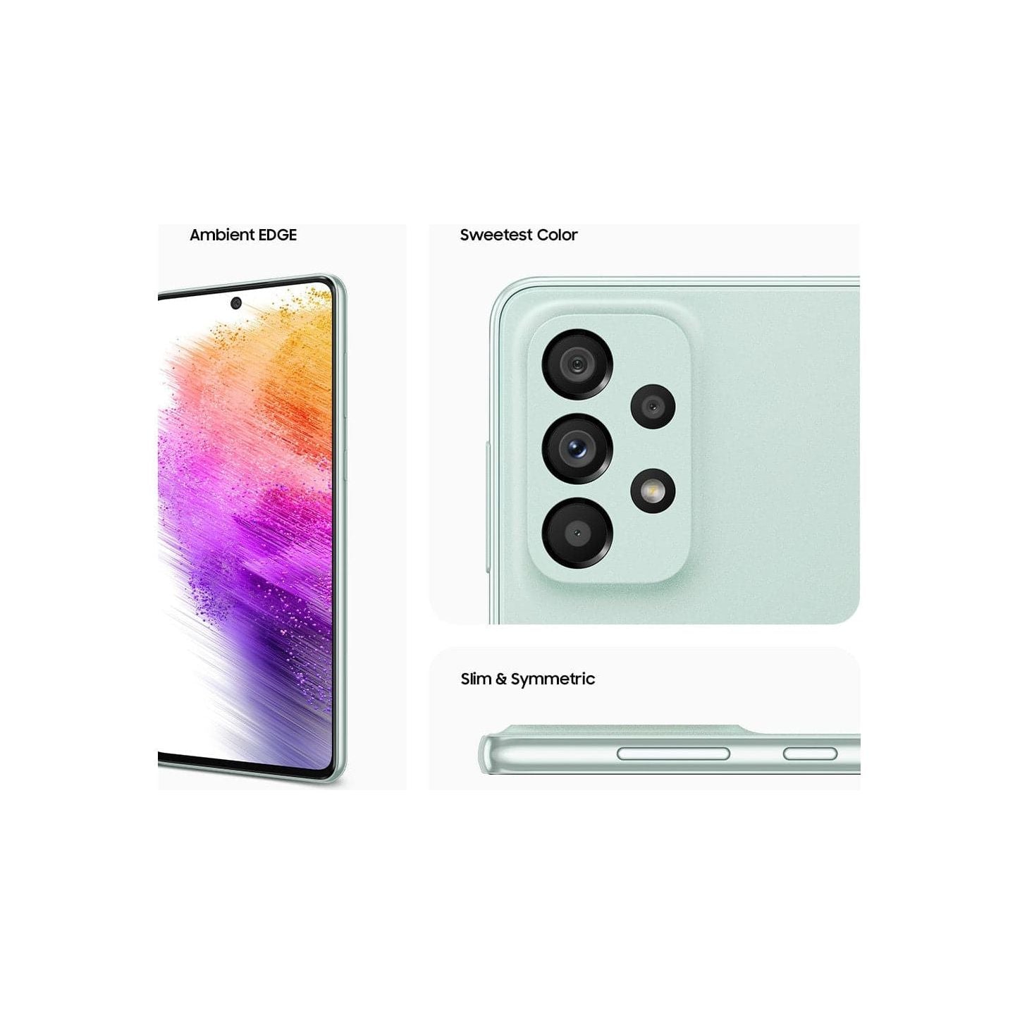 Buy Samsung,Samsung Galaxy A73 5G 128GB Storage 8GB RAM, Dual Sim, Awesome Mint Unlocked International Model - Gadcet.com | UK | London | Scotland | Wales| Ireland | Near Me | Cheap | Pay In 3 | Mobile Phones