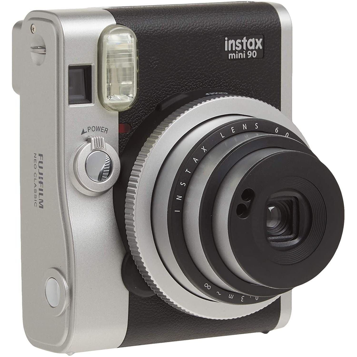 FUJIFILM,Fujifilm instax mini 90 Neo Classic Spot Camera - Black - Gadcet.com