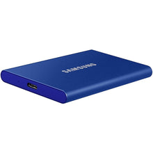 Samsung Portable SSD T7 500GB Mobile External Solid State Drive in Blue