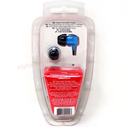 Skullcandy blue JIB in ear headphones