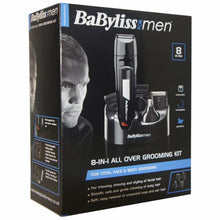 Babyliss,BaByliss For Men 8-in-1 Titanium Multi Mens All Over Grooming Kit Rechargeable Cordless Black - Gadcet.com