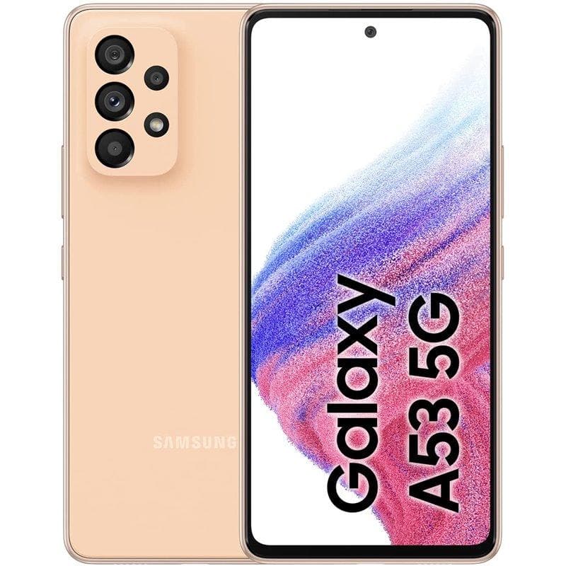 Samsung,Samsung A53 5G, 8GB RAM, 128GB Storage, Dual Sim Awesome Peach - Unlocked - International Model - Gadcet.com