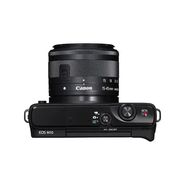Canon,Canon EOS M10 15-45/3.5-6.3 EF-M IS STM - Black - Gadcet.com
