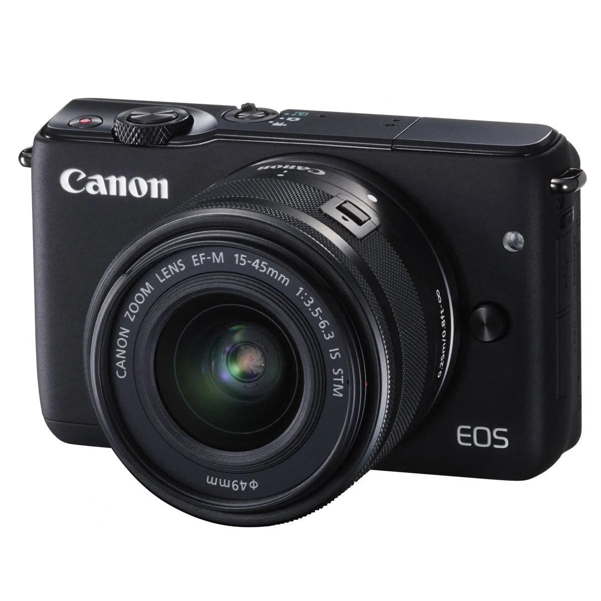 Canon,Canon EOS M10 15-45/3.5-6.3 EF-M IS STM - Black - Gadcet.com
