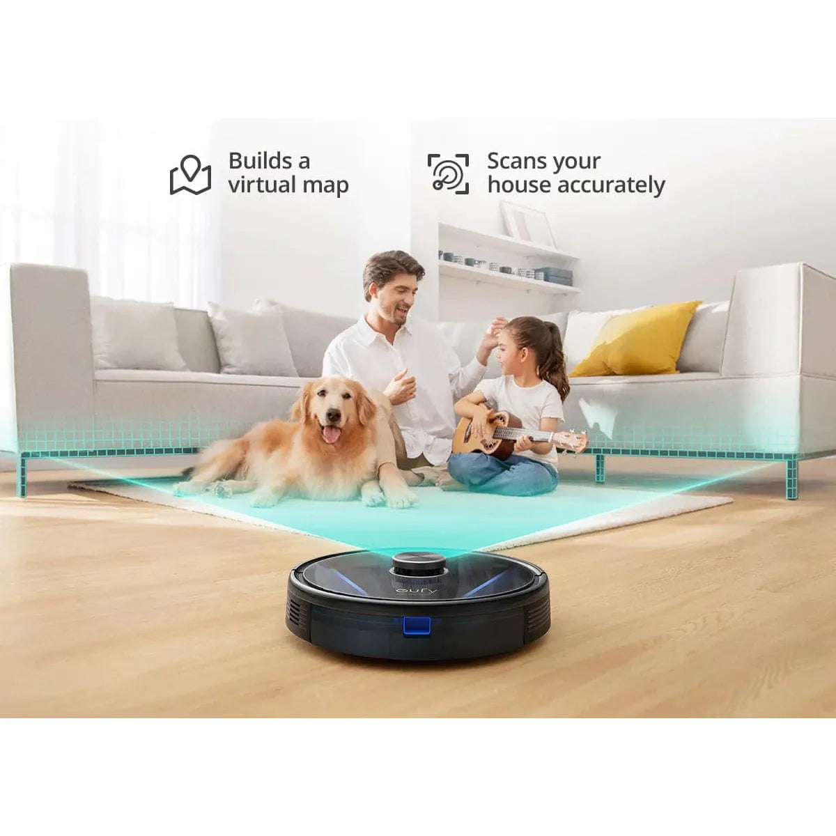 eufy,Eufy RoboVac LR30 Hybrid Robot Vacuum Cleaner - T2193 - Gadcet.com