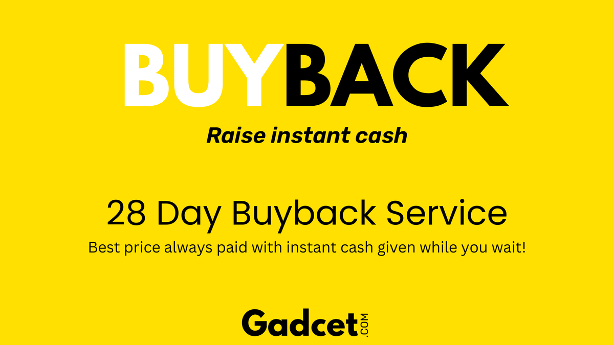 Gadcet is the perfect place if you need cash but don't want to sell your device.