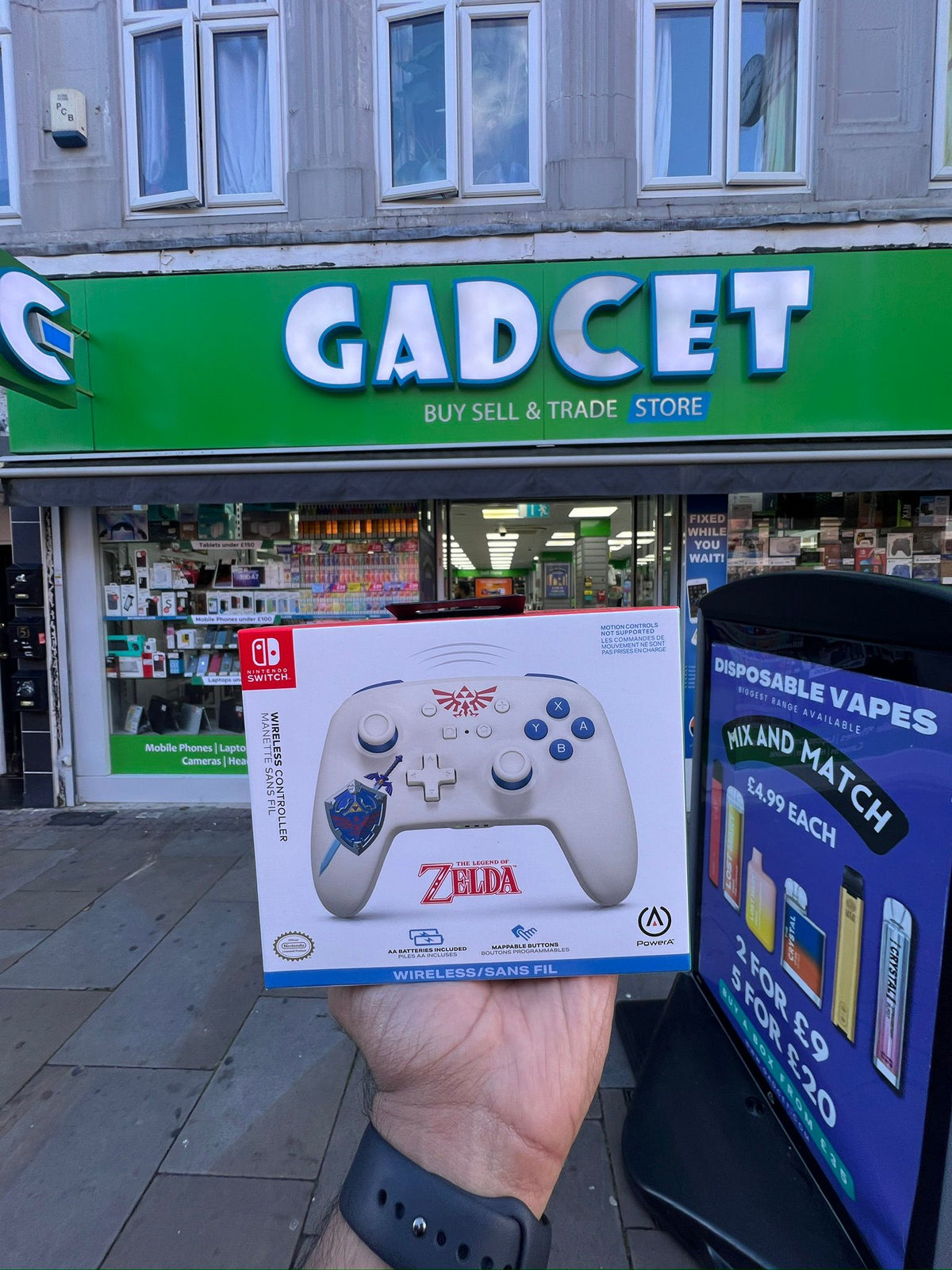 PowerA Wireless Controller for Nintendo Switch: Unleash Gaming Excellence at Gadcet.co.uk
