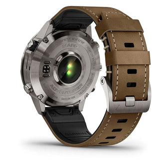 Buy Garmin,Garmin MARQ Adventurer Gen 2 - 46mm Titanium Case, Brown Hybrid Strap Watch - Gadcet UK | UK | London | Scotland | Wales| Near Me | Cheap | Pay In 3 | Smart Watches