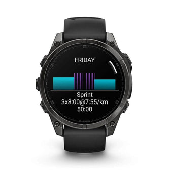 Buy Garmin,Garmin fenix 8 AMOLED 47mm, Carbon Grey DLC Titanium Case, Black Pebble Grey Silicone Strap - Gadcet UK | UK | London | Scotland | Wales| Near Me | Cheap | Pay In 3 | Smart Watches