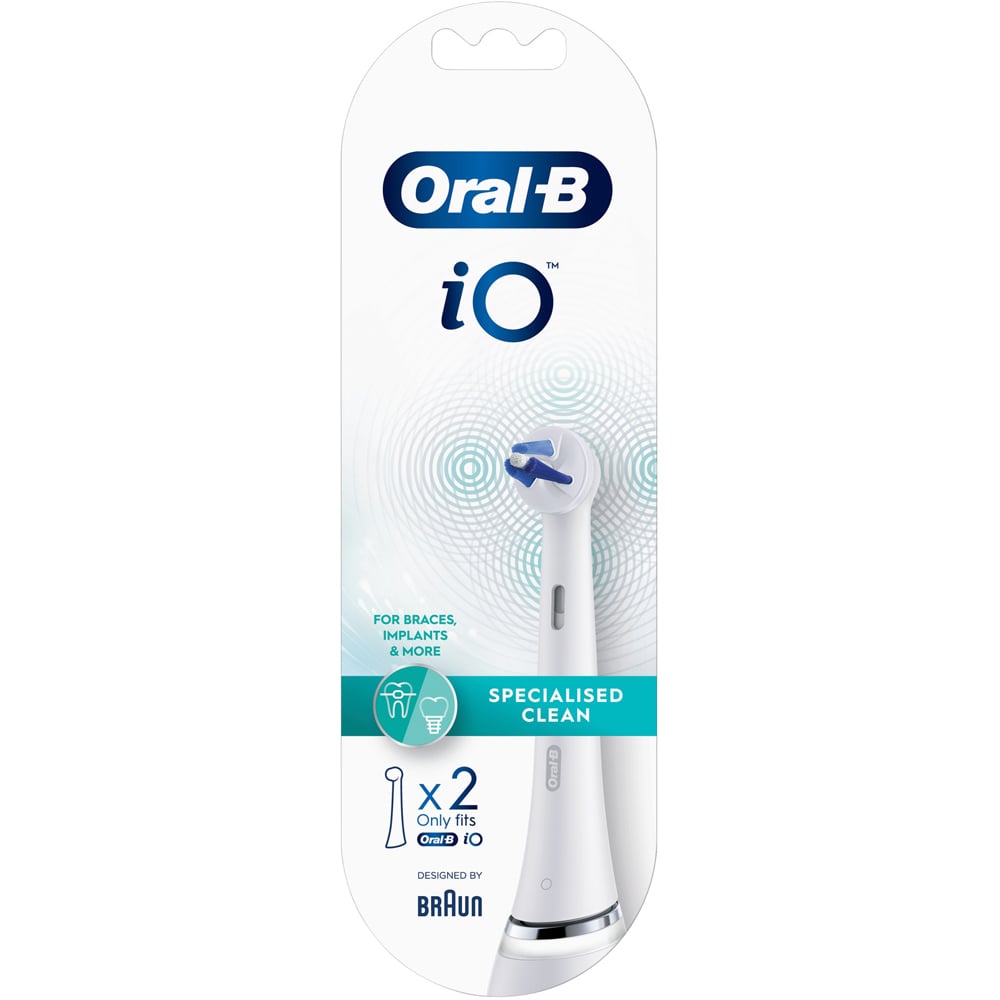 Buy Oral B,Oral-B iO Specialised Clean Replacement Toothbrush Heads – Precision Cleaning, Pack of 2 - Gadcet UK | UK | London | Scotland | Wales| Near Me | Cheap | Pay In 3 | Toothbrush Replacement Heads