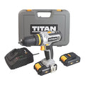Buy TITAN,Titan TTI884COM 18V TXP Cordless Combi Drill – High-Torque 3-in-1 Hammer Drill & Driver with 2 x 2.0Ah Li-Ion Batteries - Gadcet UK | UK | London | Scotland | Wales| Near Me | Cheap | Pay In 3 | Hammer Drills
