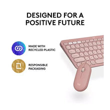 Buy Logitech,Logitech Pebble 2 MK380 Wireless Keyboard & Mouse Set - Rose - Gadcet UK | UK | London | Scotland | Wales| Near Me | Cheap | Pay In 3 | Computer Accessory Sets