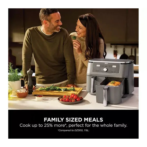 Buy NINJA,Ninja MAX 6-in-1 Dual Zone Air Fryer DZ400UK – Gunmetal Gre - Gadcet UK | UK | London | Scotland | Wales| Near Me | Cheap | Pay In 3 | Air Fryers