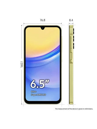 Buy Samsung,Samsung Galaxy A15 5G - 128GB Mobile Phone - Yellow - Gadcet UK | UK | London | Scotland | Wales| Near Me | Cheap | Pay In 3 | Unlocked Mobile Phones