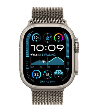 Buy Apple,Apple Watch Ultra 2 GPS + Cellular - Natural Titanium with Natural Titanium Milanese Loop, Small, 49mm - Gadcet UK | UK | London | Scotland | Wales| Near Me | Cheap | Pay In 3 | Apple Watch