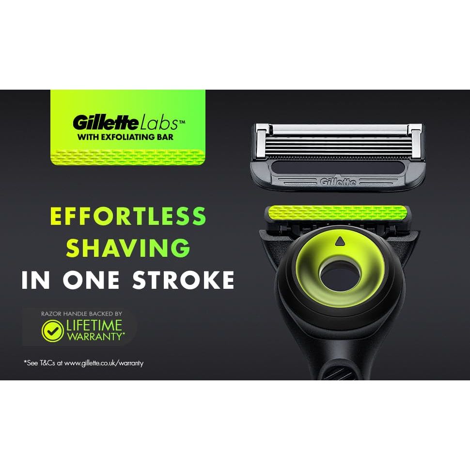 Buy Gillette,Gillette Labs Razor with Travel Case & 2 Blade Refill - Premium Shaving System - Gadcet UK | UK | London | Scotland | Wales| Near Me | Cheap | Pay In 3 | Shaving & Grooming
