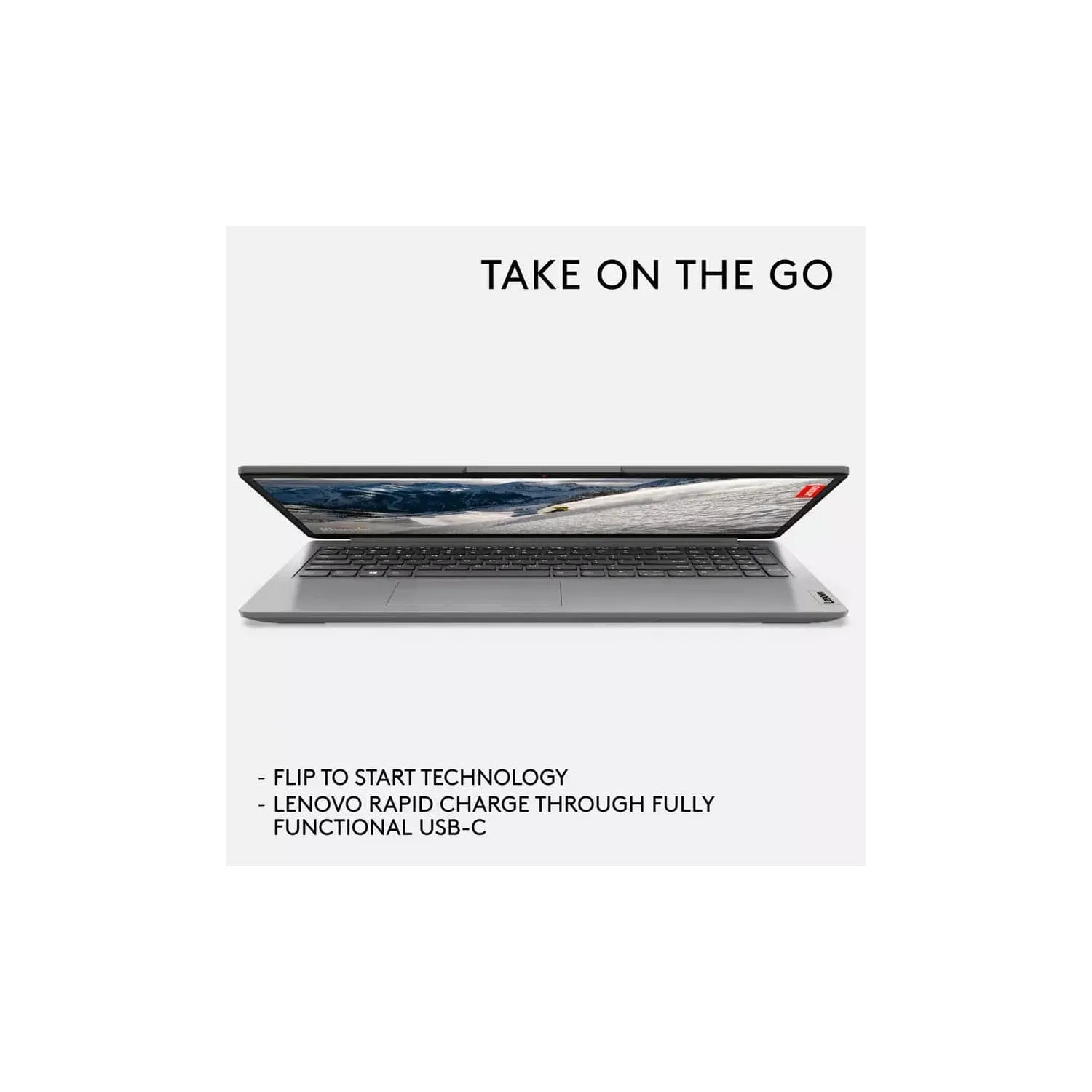 Lenovo,Lenovo IdeaPad 1 15.6in AMD Ryzen 3 - 7320U @ 2.4GHz, 8GB RAM, 256GB SSD, Laptop - Cloud Grey - Gadcet.com