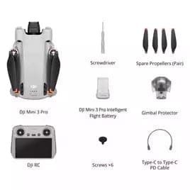 Buy DJI,DJI Mini 3 Pro (DJI RC), Lightweight Foldable Camera Drone with 4K/60fps Video, 48MP, 34 Min Flight Time, Less than 249 g, Front, Rear, Downward Obstacle Avoidance, Return to Home, for Drone Beginners - Gadcet.com | UK | London | Scotland | Wales| Ireland | Near Me | Cheap | Pay In 3 | Video Cameras