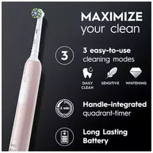 Oral-B Pro 1 Electric Toothbrush + Travel Case - Pink