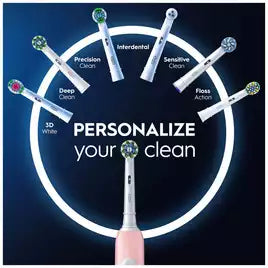 Oral-B Pro 1 Electric Toothbrush + Travel Case - Pink