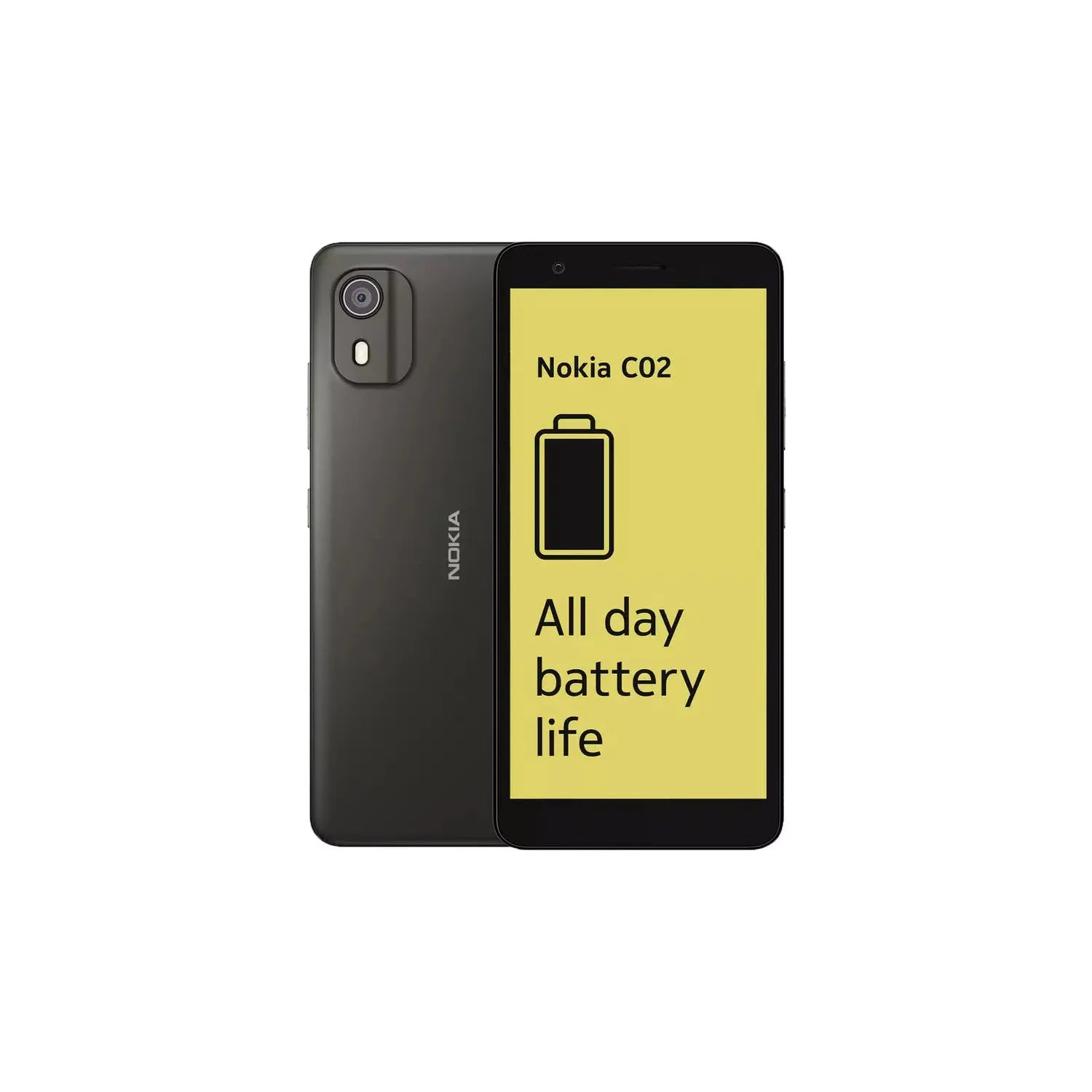 Buy Nokia,Nokia C02 32GB Mobile Phone - Charcoal , Unlocked - Gadcet UK | UK | London | Scotland | Wales| Near Me | Cheap | Pay In 3 | Mobile & Smart Phones