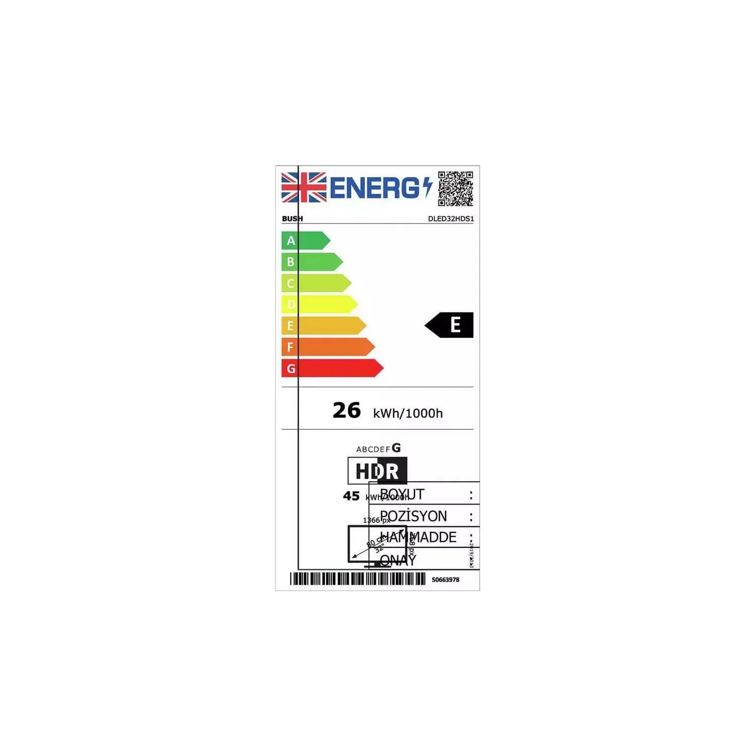 Buy Bush,Bush 32 Inch Smart HD Ready LED HDR Freeview TV - Gadcet UK | UK | London | Scotland | Wales| Ireland | Near Me | Cheap | Pay In 3 | Televisions