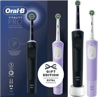 Oral-B,Oral-B Vitality Pro Twin Pack Electric Toothbrush/Electric Toothbrush - Gadcet.com
