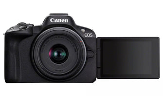 Canon EOS R50 Mirrorless Camera – 24.2MP with RF-S 18-45mm F4.5-6.3 & 55-210mm F5-7.1 IS STM Lenses