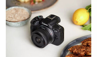 Canon EOS R50 Mirrorless Camera – 24.2MP with RF-S 18-45mm F4.5-6.3 & 55-210mm F5-7.1 IS STM Lenses