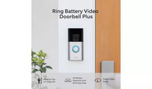 Buy Ring,Ring Video Doorbell Plus Battery - Black & Silver - Gadcet.com | UK | London | Scotland | Wales| Ireland | Near Me | Cheap | Pay In 3 | Security Safe Accessories