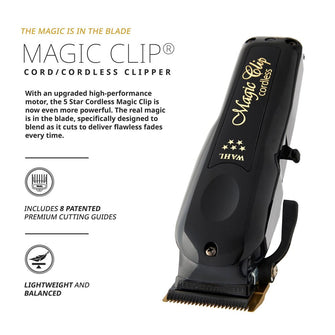Buy WAHL,Wahl Black Wireless Magic Clip Trimmer - For Unisex Adults, Grooming Enthusiasts & Professionals - Gadcet UK | UK | London | Scotland | Wales| Near Me | Cheap | Pay In 3 | Hair Clippers & Trimmers