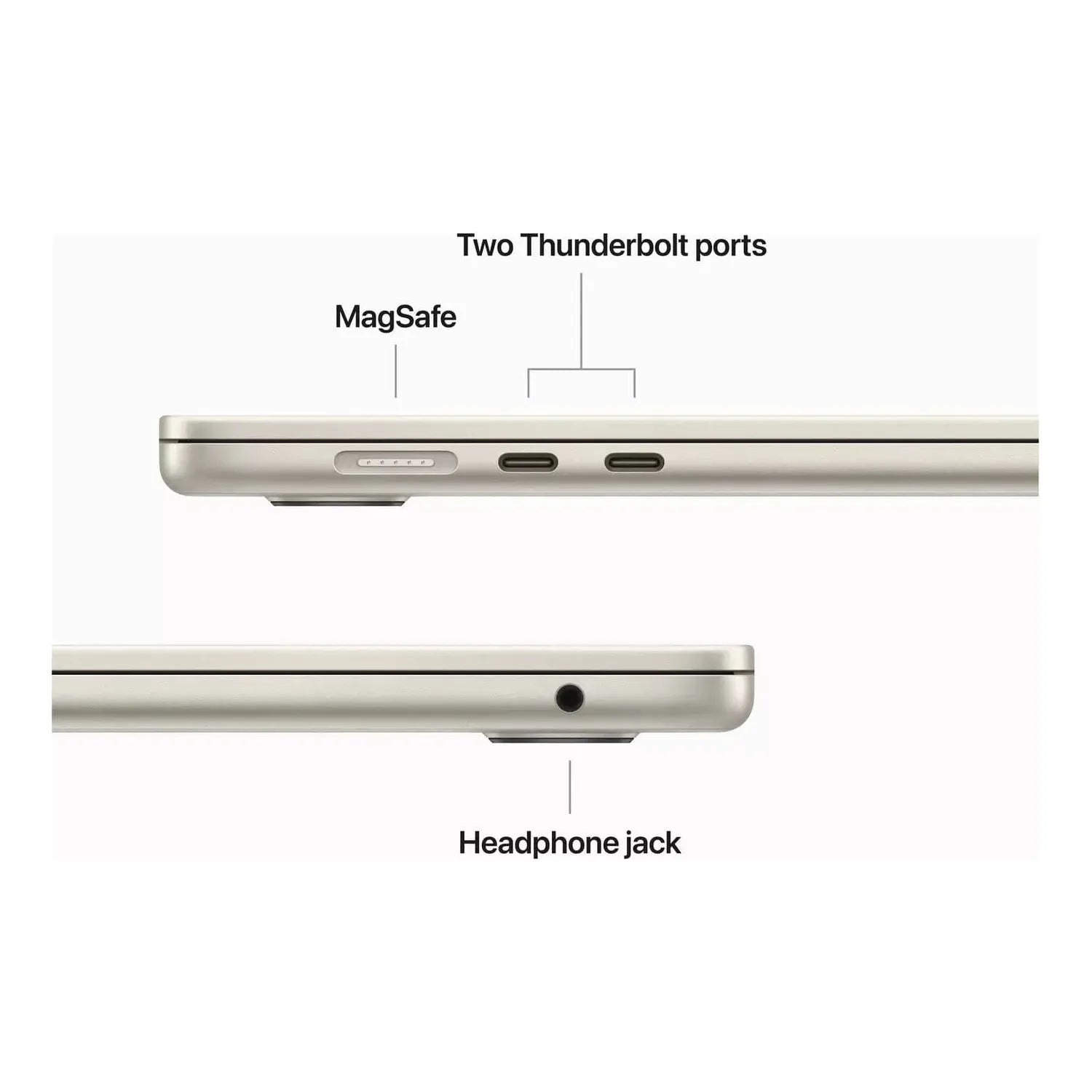 Buy Apple,Apple 2023 MacBook Air (A2941) - 15.3 inch - 512GB SSD - 8GB RAM - M2 Chip - Mac OS - Starlight - Gadcet UK | UK | London | Scotland | Wales| Ireland | Near Me | Cheap | Pay In 3 | Laptops