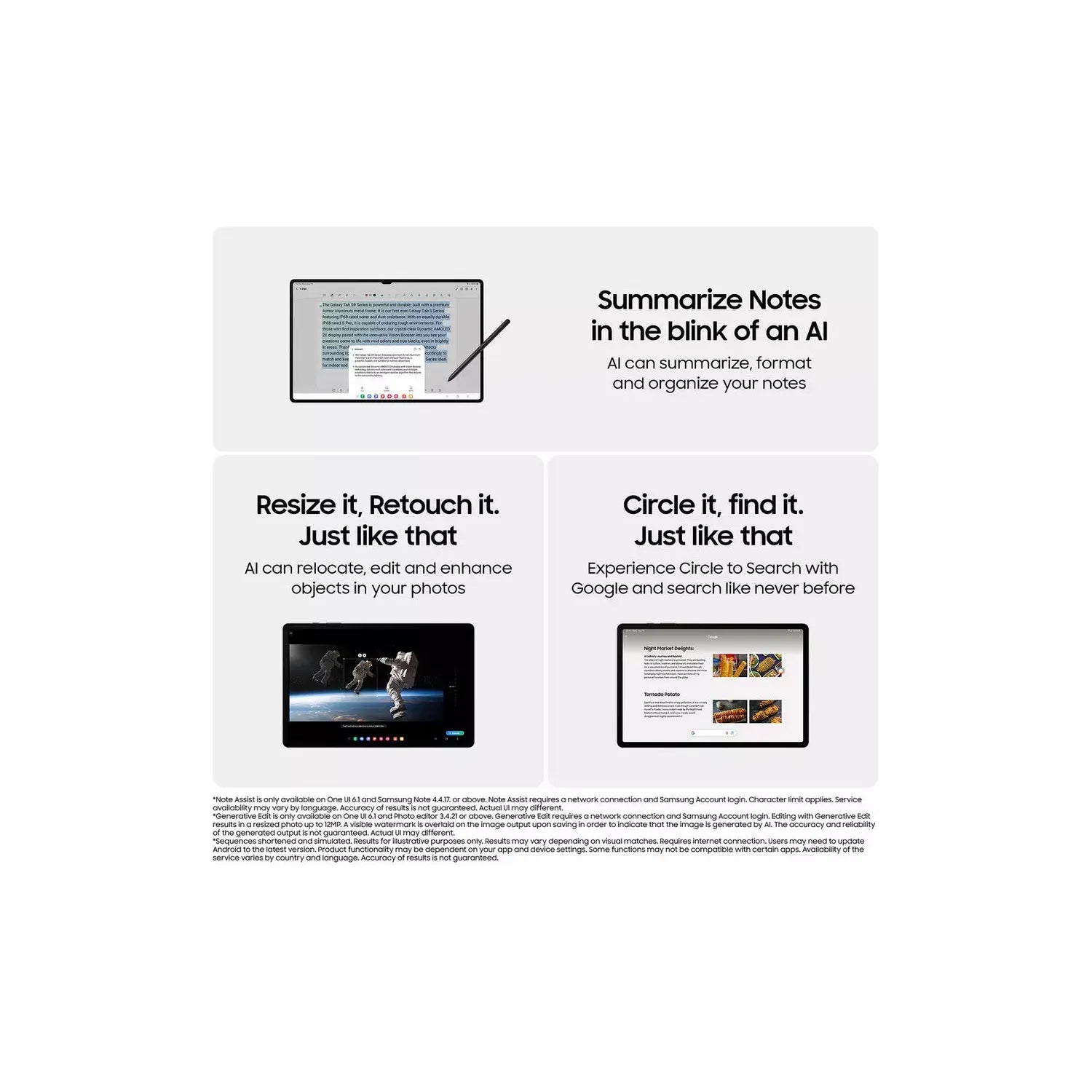 Samsung Galaxy Tab S9 11-inch 128GB Wi-Fi AI Tablet - Graphite - 3