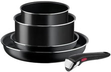 Buy TEFAL,TEFAL Ingenio L1549043 Easy Cook & Clean 5 Pcs Saucepan & Frying Pan Non-Stick Cookware Set, Black - Gadcet UK | UK | London | Scotland | Wales| Near Me | Cheap | Pay In 3 | Kitchen Tools & Utensils
