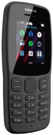 nokia,Nokia 106 4GB Dual Sim 2018 Dark Grey With LED Torch - FM Radio - Unlocked - Gadcet.com