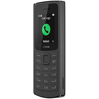 Buy Nokia,Nokia 110 4G VoLTE Feature Phone - 1.8" S30+, 32GB Expandable, 1020mAh Battery, Camera, FM Radio, Black - Gadcet UK | UK | London | Scotland | Wales| Near Me | Cheap | Pay In 3 | Unlocked Mobile Phones