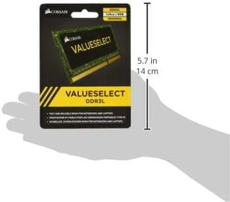 Buy Corsair,Corsair Value Select SODIMM 8GB (1x8GB) DDR3L 1600MHz C11 Memory for Laptop/Notebooks - Black - Gadcet UK | UK | London | Scotland | Wales| Ireland | Near Me | Cheap | Pay In 3 | Computer Components