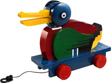 LEGO House 40501 The Wooden Duck Limited Edition 1 – Exclusive 621-Piece Collectible Display Set, Moving Beak, Display Stand