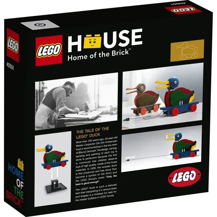 Buy Ecat Tech Ltd,LEGO House 40501 The Wooden Duck Limited Edition 1 – Exclusive 621-Piece Collectible Display Set, Moving Beak, Display Stand - Gadcet UK | UK | London | Scotland | Wales| Near Me | Cheap | Pay In 3 | Construction Set Toy