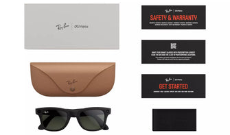 Buy Meta,Ray-Ban Meta Wayfarer Smart Sunglasses – RW4006, Matte Black with Transitions Graph Green Lenses - Gadcet UK | UK | London | Scotland | Wales| Near Me | Cheap | Pay In 3 | Sunglasses