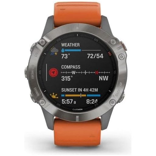 Buy Garmin,Garmin Fenix 6 Sapphire Multisport GPS Watch - Titanium - Gadcet UK | UK | London | Scotland | Wales| Ireland | Near Me | Cheap | Pay In 3 | Watches