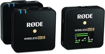 Rode,RØDE Wireless Go II Dual Channel Wireless System with Built-in Microphones - Gadcet.com