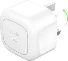 Buy Belkin,Belkin BoostCharge Compact Wall Charger 30W USB-C PD - White - Gadcet UK | UK | London | Scotland | Wales| Near Me | Cheap | Pay In 3 | Power Adapters