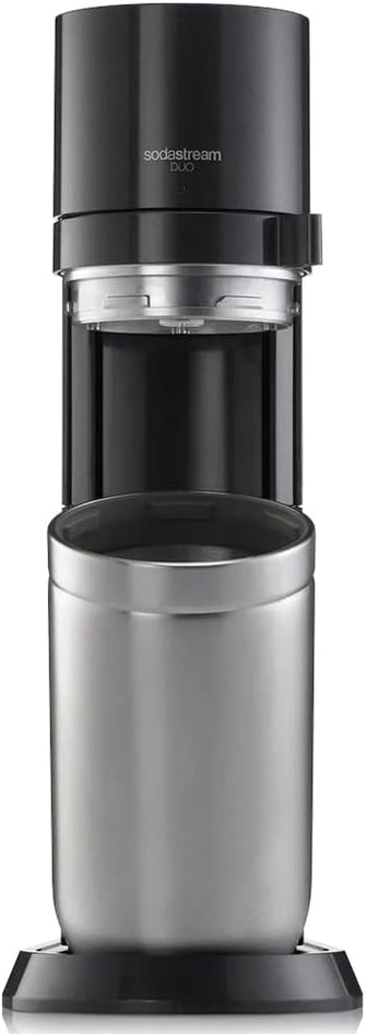 Buy SODASTREAM,SodaStream Duo Sparkling Water Maker - 2x 1L Bottles, BPA-Free, Glass Carafe, CO2 Gas Bottle, Retro Drinks Maker for Home Carbonated Water - Black - Gadcet UK | UK | London | Scotland | Wales| Near Me | Cheap | Pay In 3 | Kitchen & Home Appliances