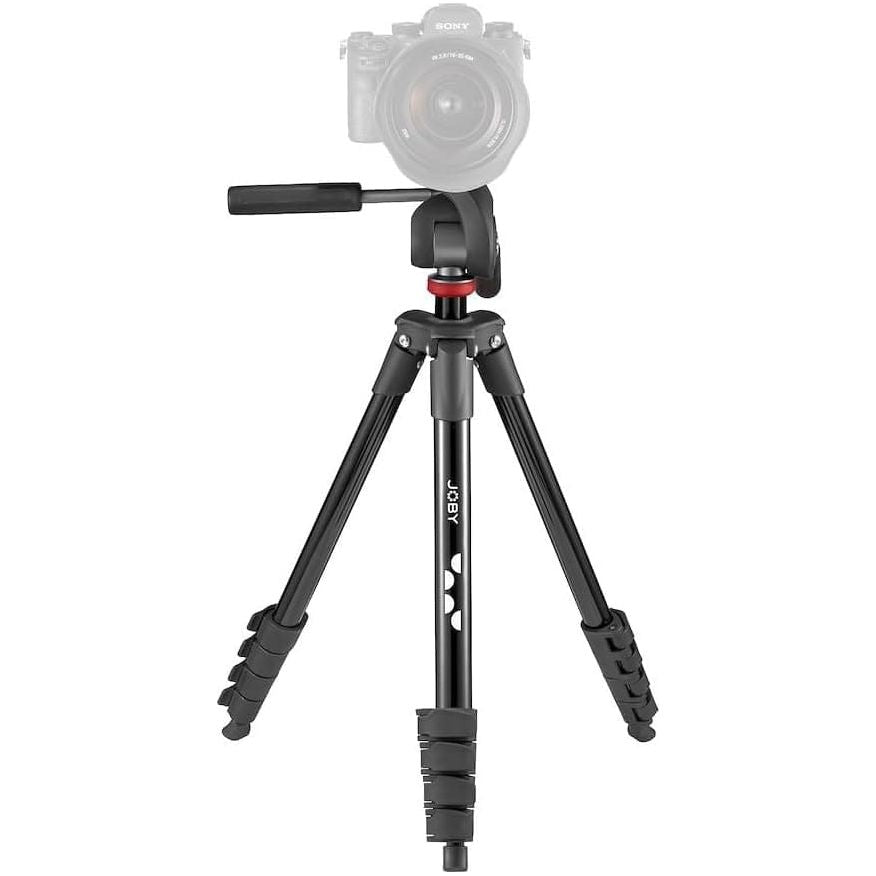 Buy JOBY,JOBY Compact Advanced Camera Tripod with 3-Way Head - Universal ¼-20” Quick Release, Carrying Bag Included - Compatible with CSC, DSLR, Mirrorless Cameras, Smartphones - Black - Gadcet UK | UK | London | Scotland | Wales| Near Me | Cheap | Pay In 3 | Tripods & Monopods
