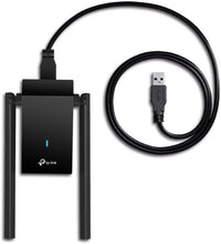 TP-Link,TP-Link AX1800 Wi-Fi 6 Dual Antennas High Gain Wireless USB 3.0 Adapter, Dual-Band, Auto Driver, MU-MIMO, Low- Latency, 1m Cable, Supports Windows 10/11, Highly Secure WPA3 (Archer TX20U Plus), Black - Gadcet.com