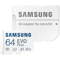 Buy SAMSUNG,Samsung EVO Plus 64GB 4K Ready MicroSDXC Card UHS-I U1 with SD Adapter - Gadcet UK | UK | London | Scotland | Wales| Near Me | Cheap | Pay In 3 | Flash Memory Cards